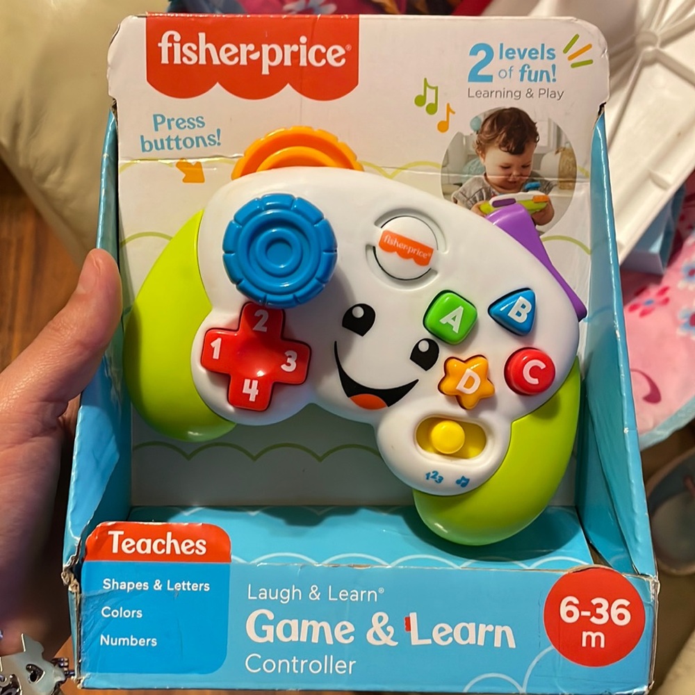 New 6-36 moths fisher-price Game and Learn controller